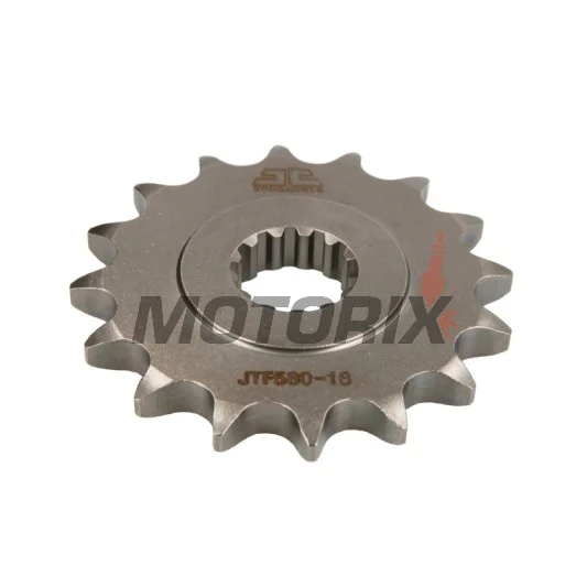 Přední pastorek -JT- JTF580,16, 16 zubů, Yamaha FZ 700 1986-1987, FZ 750 1985-1993, FZ6 600 2004-2009, FZR 1000 1987-1995, FZR 750 1987-1992, FZX 700 1986-1987, FZX 750 1986-1997, GTS 1000 1993-2000, YZF 1000 1996-2003