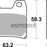 Brzdové destičky -BREMBO- 07YA40SP, Yamaha XJR 1300, BMW GS/K1200, CF Moto CForce, Ducati Monster, KTM, Aprilia (1988-2023)