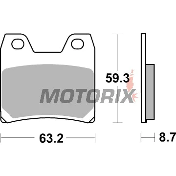 Brzdové destičky -BREMBO- 07YA40SP, Yamaha XJR 1300, BMW GS/K1200, CF Moto CForce, Ducati Monster, KTM, Aprilia (1988-2023)