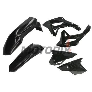 Sada plastů -POLISPORT- černé, HONDA CRF 450 2022-2023