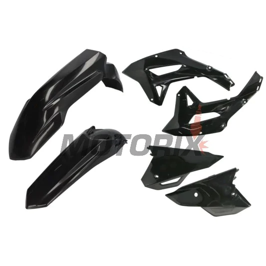 Sada plastů -POLISPORT- černé, HONDA CRF 450 2022-2023