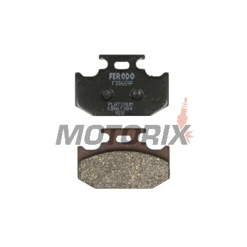 Brzdové destičky -FERODO- FDB659P, Kawasaki KX, Suzuki DR/RM, Yamaha TT/WR/YZ 125-650 1989-2002