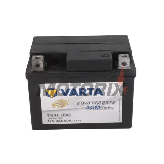 Akumulátor -VARTA- YTX4L-BS READY, 3Ah 12V