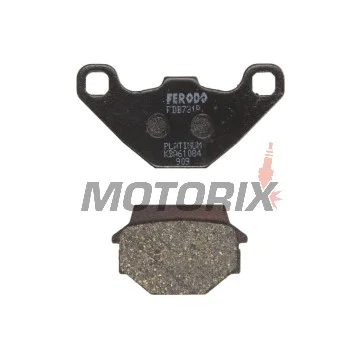 Brzdové destičky -FERODO- FDB731P, Aprilia MX 125 (2003-2007), RX 125 (2000-2001), Cagiva WMX 125 (1989), Husqvarna TC 510 & TE 510 (1990-1991)