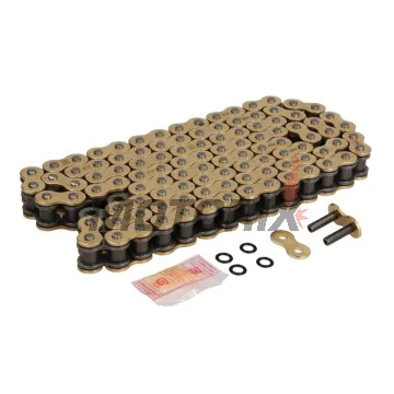 Řetěz -DID- 530VX3G&B-106, velikost 530, 106 článků, zesílený, zlatá/černá