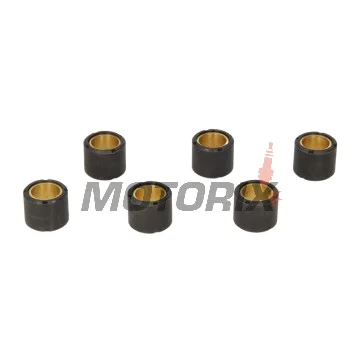 Válečky variátoru -RMS- 21x17mm, 10.7g, 6ks, Aprilia Atlantic 200 2003-2005, Aprilia Scarabeo 200 2003, Aprilia Sportcity 125 2004-2006, Aprilia Sportcity 200 2004, 2006-2010, Aprilia Sportcity 250 2008-2012