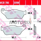 Brzdové destičky -TRW- MCB786SRM, sintrované, Yamaha YP X-Max 125R/250R (2005-2009)