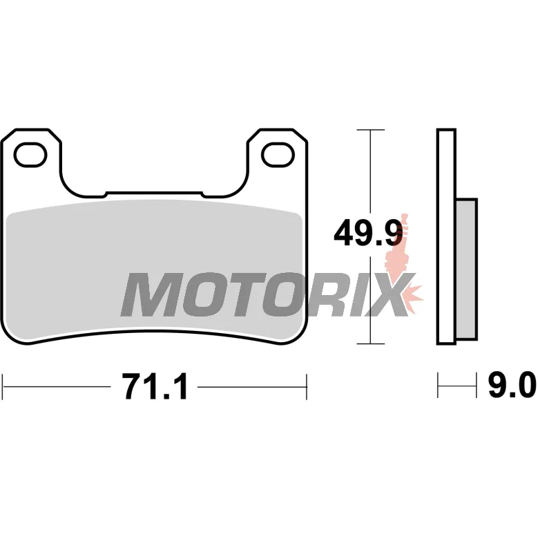 Brzdové destičky -BREMBO- 07SU27RC, Kawasaki Versys 650/Z1000, Suzuki Hayabusa, GSX-R 600/750/1000