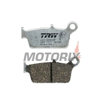 Brzdové destičky -TRW- MCB575EC, CPI Sahel 125, Gas Gas EC/FSE/FSR/MC/SM 125-515cc, Honda CR/CRM/XR 50-650cc, Kawasaki KDX/KLX/KX 125-500cc, Suzuki DR-Z/RM 125-400cc, Yamaha WR/YZ 125-426cc