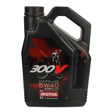 Motorový olej -MOTUL- 300VFLOFF 5W40 4L 104135, 5W40, plná syntetika + ester, 4L