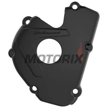 Chránič víka statoru -POLISPORT- černý, KAWASAKI KX 250 2017-2020