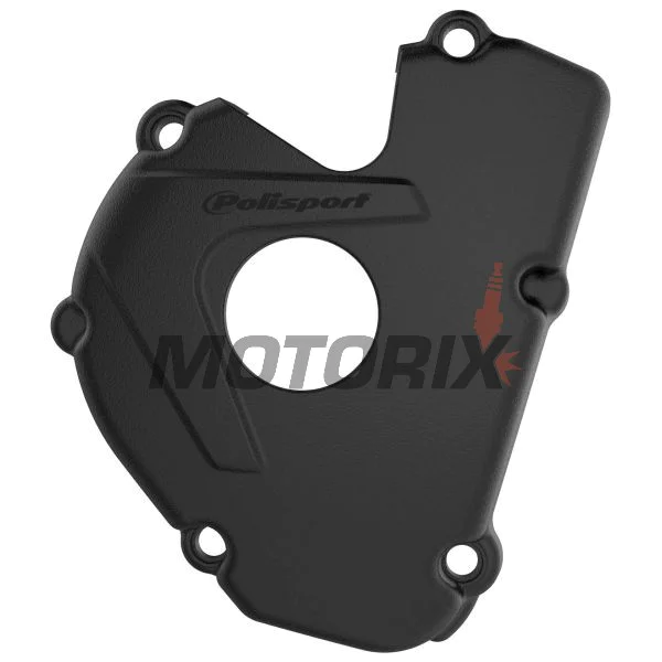 Chránič víka statoru -POLISPORT- černý, KAWASAKI KX 250 2017-2020