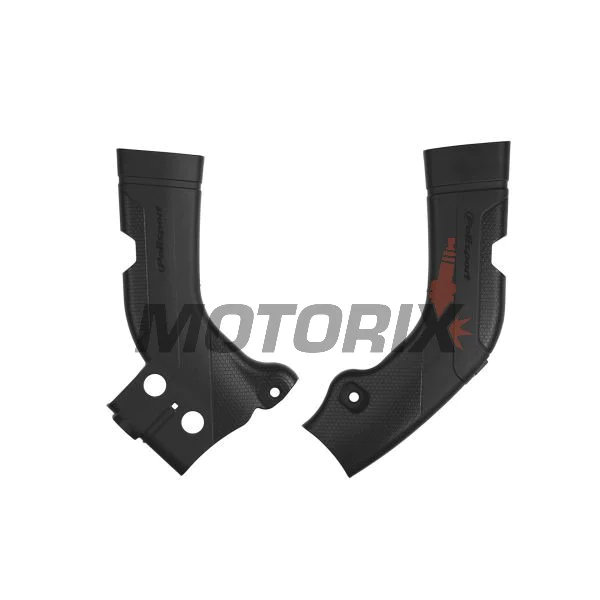 Chrániče rámu -POLISPORT- černé, HONDA CRF 250/450 2019-2021