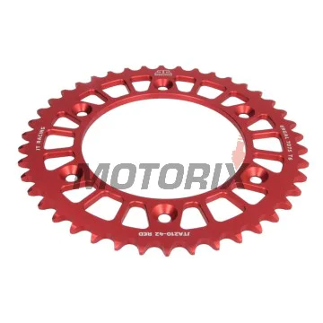 Zadní rozeta -JT- JTA210,42RED, 42 zubů, červený, hliníkový, Honda CRM 250 1997-1999