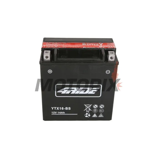 Akumulátor -4 RIDE- YTX16-BS 4RIDE, 14Ah 12V