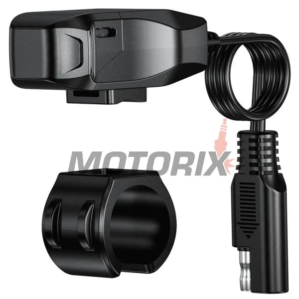 USB adaptér -4 RIDE- USB Type C, s držák pro řídítka 22mm - univerzální