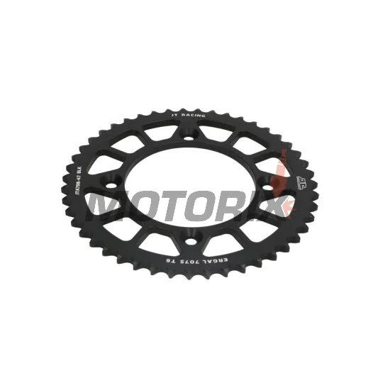 Zadní rozeta -JT- JTA798,47BLK, 47 zubů, černý, hliníkový, Suzuki RM 85 2002-2023, Yamaha YZ 80 1993-2001, YZ 85 2002-2018