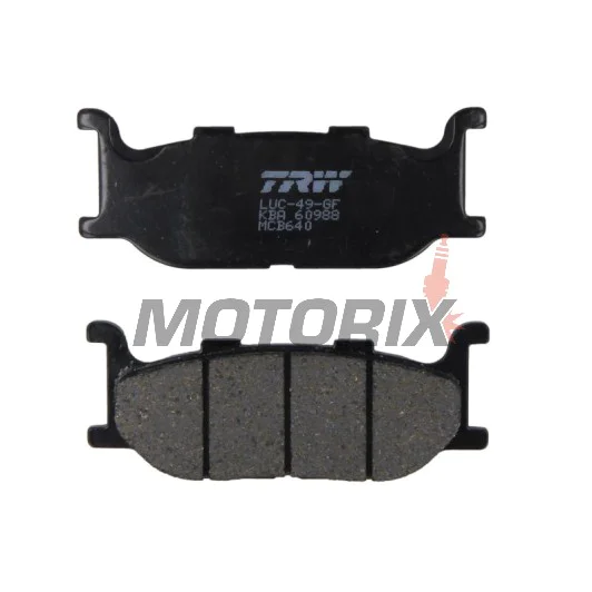 Brzdové destičky -TRW- MCB640, Yamaha Bolt/SCR 942-950, XJ Diversion 600/900, XJR 400, XP TMAX 500, XV/XVS Virago & Drag Star 535/650/750/950/1600, YP Majesty 400 (1992-2019)
