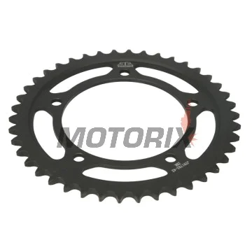Zadní rozeta -JT- JTR1792,42ZBK, 42 zubů, černý zinek, ocelový, Kawasaki KLV 1000 2004-2006, Rieju RS-2 125 2005-2006, Suzuki DL 1000 2002-2010, 2014-2019, GSR 600 2006-2011, GSR 750 2011-2016, GSX-R 600 2001-2010, GSX-R 750 2000-2010