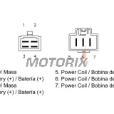 Regulátor dobíjení -DZE- regulátor dobíjení, 12V, 50A, HONDA CBR 600 2003-2006