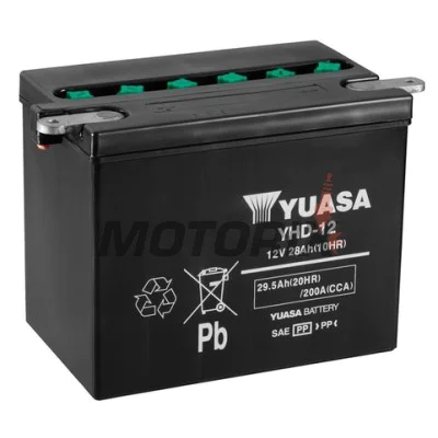 Akumulátor -YUASA- YHD-12, 30Ah 12V