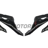 Přední boční plasty -POLISPORT- černé, YAMAHA YZ 125/250 2022-2023