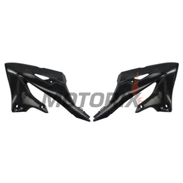 Přední boční plasty -POLISPORT- černé, YAMAHA YZ 125/250 2022-2023