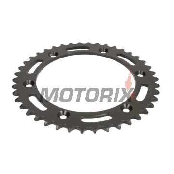 Zadní rozeta -JT- JTR828,42, 42 zubů, ocelový, Cagiva T4E 350 1987-1991, T4E 500 1987-1990, T4R 350 1987-1991, T4R 500 1987, 1989-1990, Suzuki DR 600 1985-1989, DR 650 1990-1995, DR 750 1989, DR 800 1988-1993, 1999-2000, RM 250 1984-1986