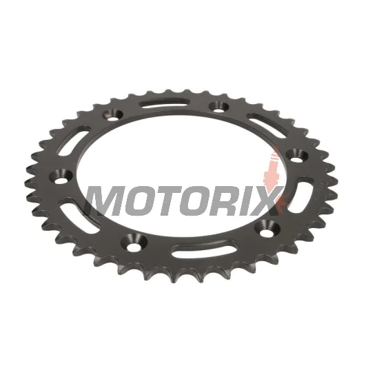 Zadní rozeta -JT- JTR828,42, 42 zubů, ocelový, Cagiva T4E 350 1987-1991, T4E 500 1987-1990, T4R 350 1987-1991, T4R 500 1987, 1989-1990, Suzuki DR 600 1985-1989, DR 650 1990-1995, DR 750 1989, DR 800 1988-1993, 1999-2000, RM 250 1984-1986