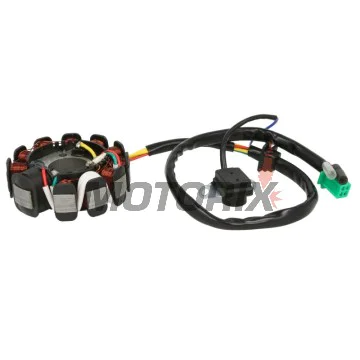 Stator (hvězda) -MOTORIX- 11 Cívek, 7 pinů, GY6 125/150cc, Kymco