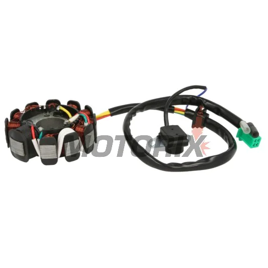 Stator (hvězda) -MOTORIX- 11 Cívek, 7 pinů, GY6 125/150cc, Kymco
