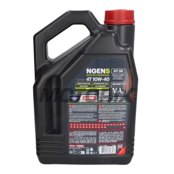 Motorový olej -MOTUL- 10W40, polosyntetika, 4L