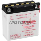 Akumulátor -YUASA- 12N5.5-3B, 6Ah 12V