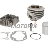 Sada válce a pístu s hlavou -MOTORIX- 70cc (47mm), 10mm pístní šroub, Minarelli Horizontal AC, Yamaha Jog, Neos