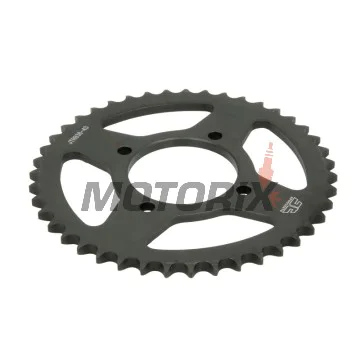 Zadní rozeta -JT- JTR838,43, 43 zubů, ocelový, Yamaha DT 100 1976-1980, DT 125 1988, RD 125 1974-1976, RS 100 1976-1979, RSX 100 1995, T 105 1997-1998, YB 100 1978-1981, YBA 125 2007-2009, YBR 125 2005-2016