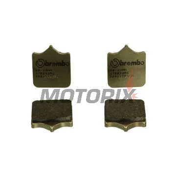 Brzdové destičky -BREMBO- 07BB33RC, Aprilia RSV 1000, Benelli TnT/Tornado 900-1130, BMW S 1000, Ducati Monster 1000, Husqvarna SM 450-510, KTM Super Duke/Supermoto 950-990, MV Agusta Brutale 910 (2001-2016)