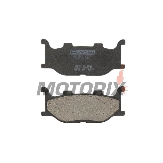 Brzdové destičky -RMS- 22 510 0410, Italjet Jupiter 125 2002-2003, Italjet Jupiter 250 2001-2003, MBK YP 250 2000-2003, Yamaha FZ6 600 2004-2007, Yamaha MT-03 660 2006-2012, Yamaha XJ 600 1997-2002, Yamaha XJ6 600 2009-2015