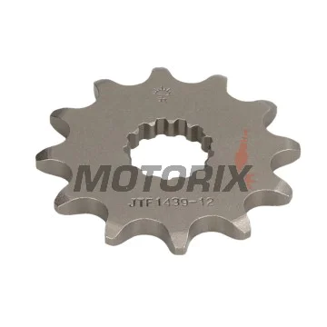 Přední pastorek -JT- JTF1439,12, 12 zubů, Suzuki ALT (Three Wheelers) 185 1985, GSF 250 1990-1994, LT 160 1989-2001, 2003-2004, LT 185 1984-1987, LT 230 1985-1988, LT 250 1989-1990, LT-F 160 1991-2004