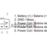 Regulátor dobíjení -DZE- regulátor dobíjení, 12V, 35A, SUZUKI RM-X; YAMAHA XV, YBR, YS 250-1700 1998-2020