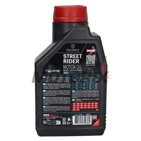 2taktní olej -MOTUL- Peugeot Street Rider, 2T, 1L