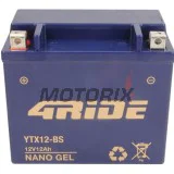 Akumulátor -4 RIDE- YTX12-BS 4RIDE GEL, 12Ah 12V