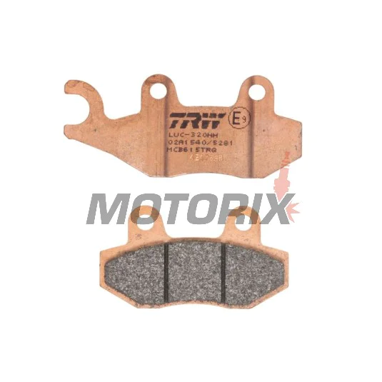 Brzdové destičky -TRW- MCB615TRQ, Aeon Overland 125/180, Arctic Cat DVX 90, Cagiva Canyon/Elefant/Navigator, CAN-AM Commander/Maverick 800/1000, Kawasaki Ninja/Brute Force/Teryx 125-800, Suzuki Burgman/DR Big/LT-R 200-800, Triumph Tiger/Daytona 750-1200
