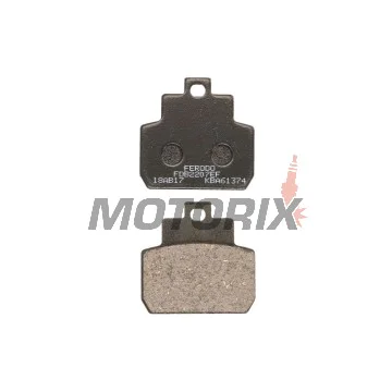 Brzdové destičky -FERODO- FDB2207EF, Piaggio Vespa MP3 125/250/400, X8 125, X9 250 2005-2009
