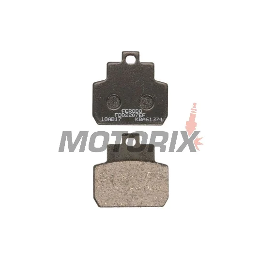 Brzdové destičky -FERODO- FDB2207EF, Piaggio Vespa MP3 125/250/400, X8 125, X9 250 2005-2009