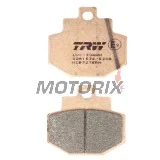 Brzdové destičky -TRW- MCB727SRM, sintrované, Benelli Adiva 125/150 (1999-2005), Gilera Runner 125/180/200 (2001-2013), Vespa/Piaggio DNA, GT, GTS, GTV, GTX, Hexagon, Granturismo 125/150/200/300 (2000-2016)