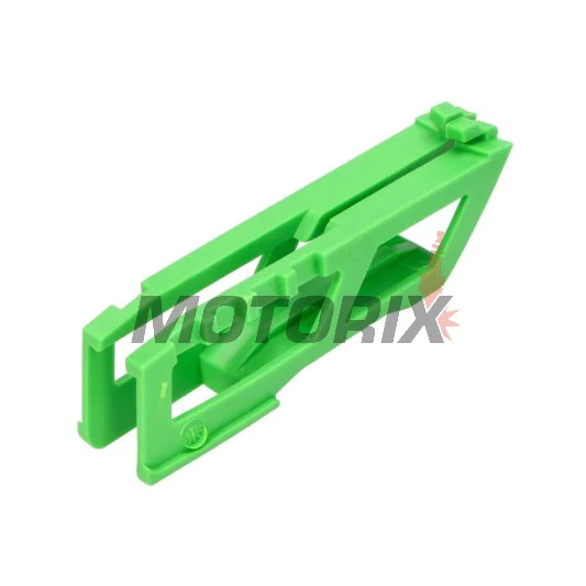 Vodítko řetězu -POLISPORT- zelený, polyuretan, KAWASAKI KX 250/450 2009-2023