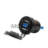 USB adaptér -4 RIDE- 12V, 2xUSB (1A + 2.1A), 2 pinů - univerzální