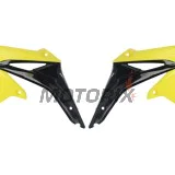 Přední boční plasty -POLISPORT- černé/žluté, SUZUKI RM-Z 450 2008-2017