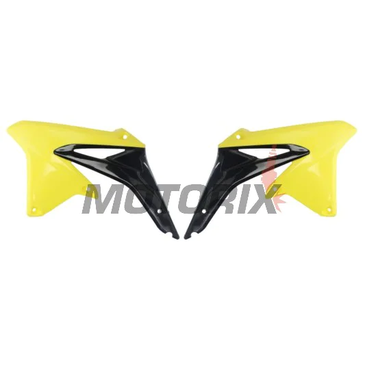 Přední boční plasty -POLISPORT- černé/žluté, SUZUKI RM-Z 450 2008-2017