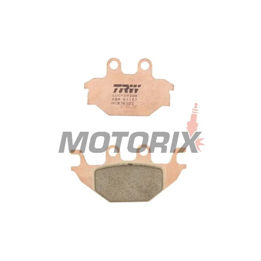 Brzdové destičky -TRW- MCB760SI, Adly 300-500cc ATV, Arctic Cat DVX 250, CPI XS 250, Kawasaki KVF Brute Force 300, Kymco KXR/MXU/Maxxer 250-700cc, Yamaha MT 125 & YZF-R125 125cc (2004-2018)
